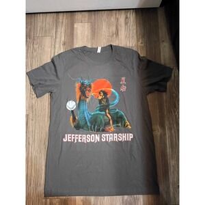 Jefferson Starship Runaway Again Tour 2025 T-Shirt Mens Large Gray Bella Canvas
